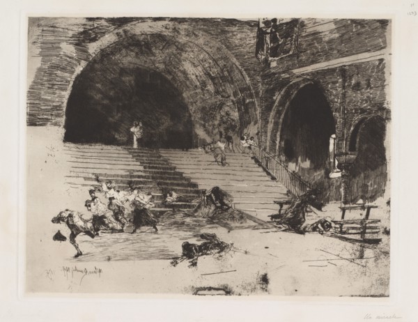 A Miracle (Un Miracle), 1874. Creator: Mose, Bianchi.