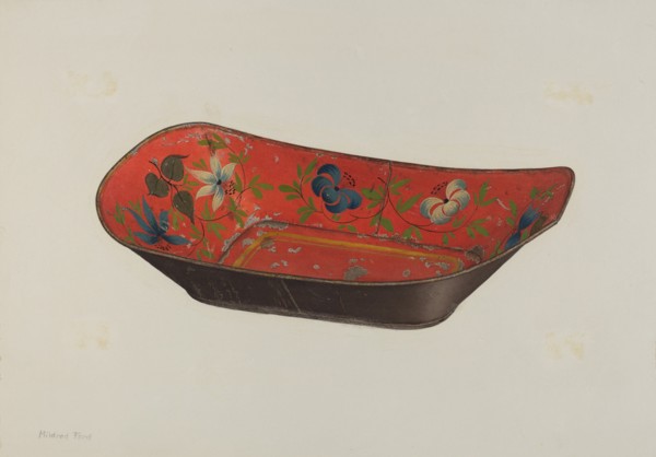 Bread Tray, 1935/1942. Creator: Mildred Ford.