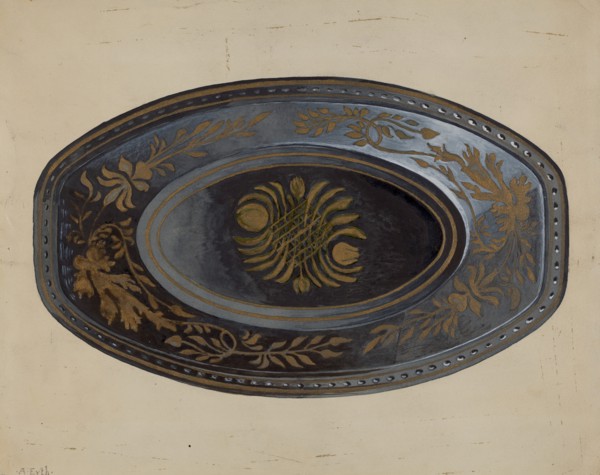 Bread Tray, c. 1937. Creator: Albert Eyth.