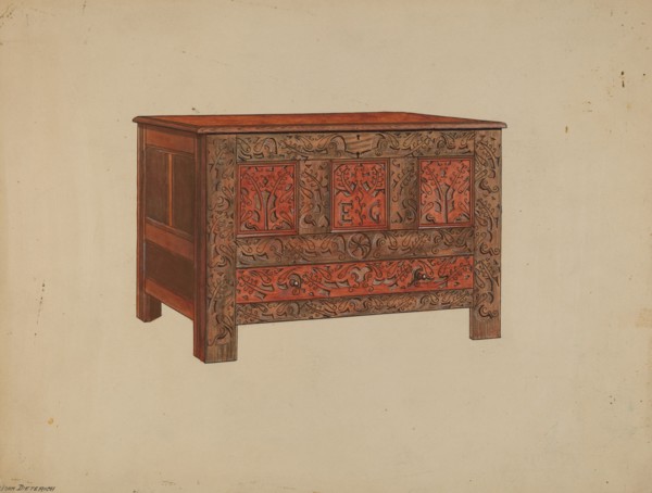 Chest, 1936. Creator: John Dieterich.