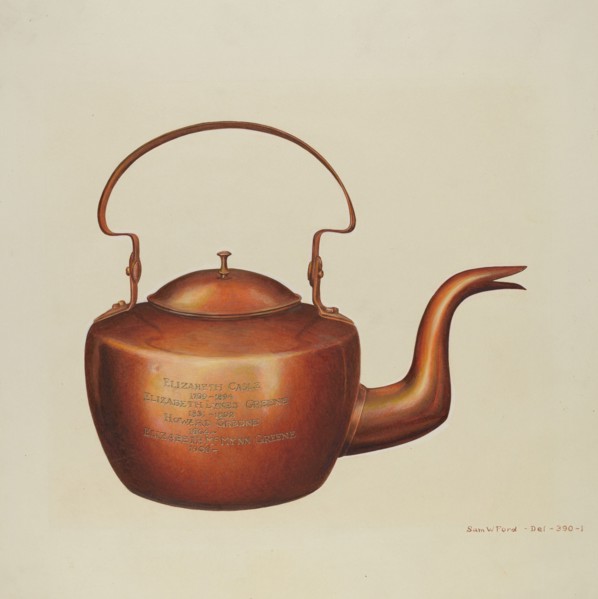 Copper Kettle, c. 1939. Creator: Samuel W. Ford.