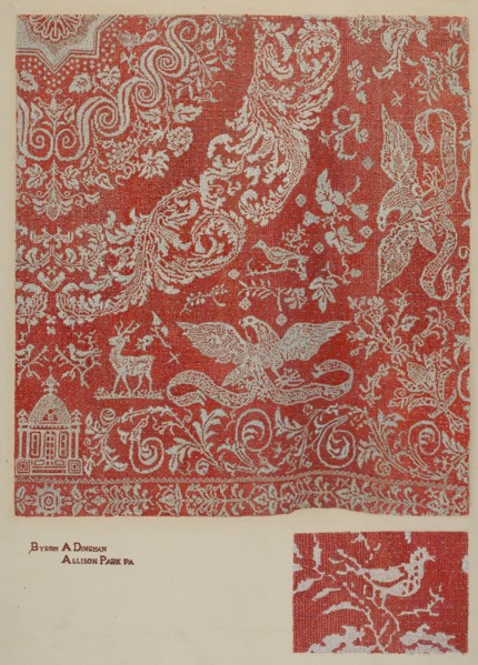 Coverlet, c. 1941. Creator: Byron Dingman.