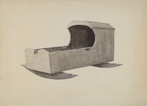 Cradle, c. 1936. Creator: Edward L Loper.