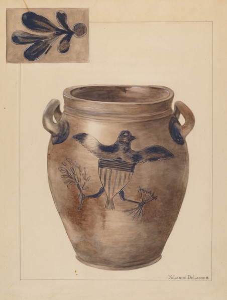 Crock, 1935/1942. Creator: Yolande Delasser.