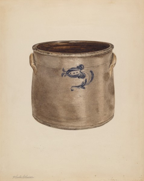 Crock, probably 1937/1938. Creator: Yolande Delasser.