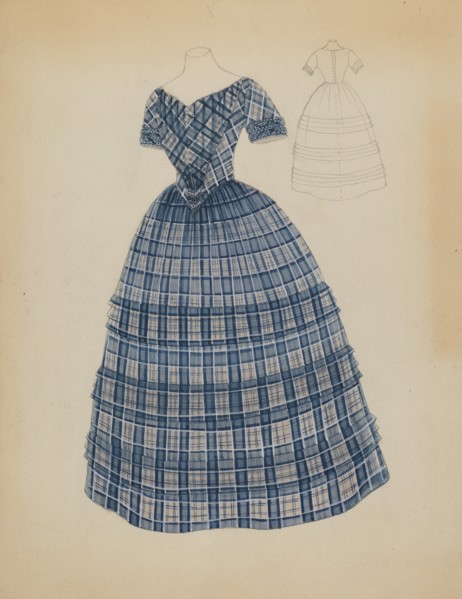 Dress, c. 1936. Creator: Bessie Forman.
