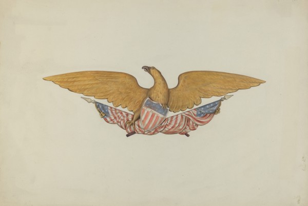 Eagle Stern Piece, c. 1938. Creator: Betty Fuerst.