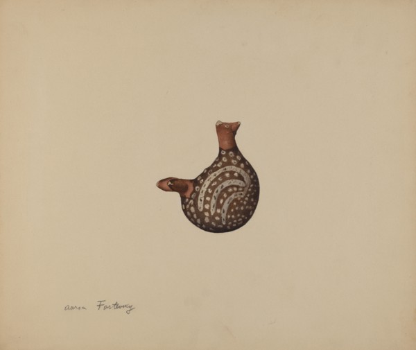 Earthenware Bird, c. 1940. Creator: Aaron Fastovsky.