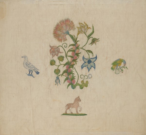 Embroidery, c. 1940. Creator: Isabella Ruth Doerfler.