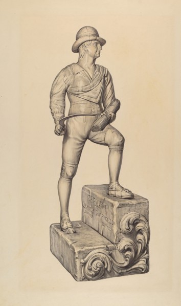 Figurehead, 1935/1942. Creator: Elisabeth Fulda.