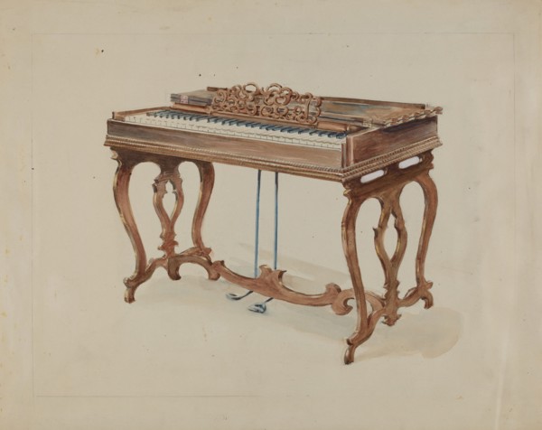 Gem Roller Organ, c. 1936. Creator: John Dieterich.