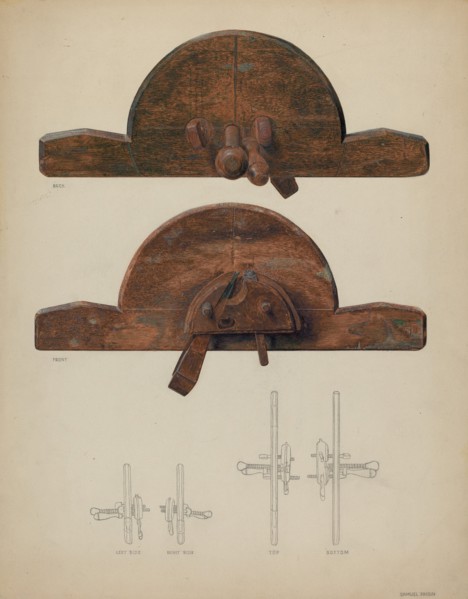Groove Plane, c. 1937. Creator: Samuel Faigin.