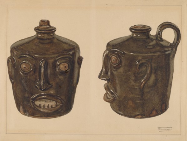 Grotesque Jug, c. 1936. Creator: Frank Fumagalli.