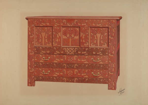 Hadley Chest, 1937. Creator: Lawrence Flynn.