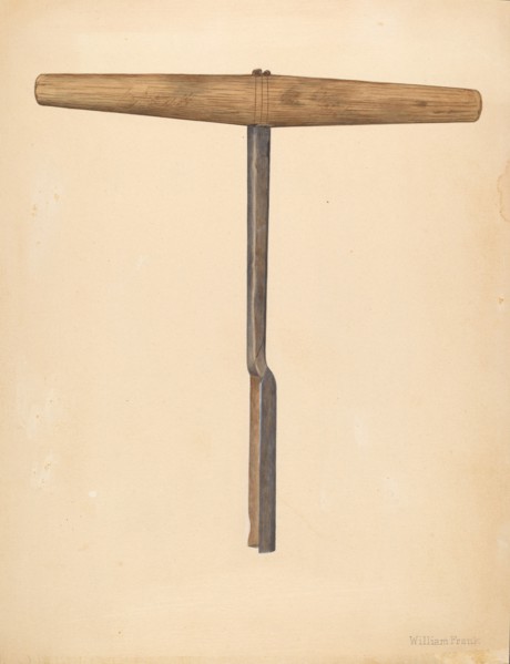 Handmade Auger, c. 1942. Creator: William Frank.