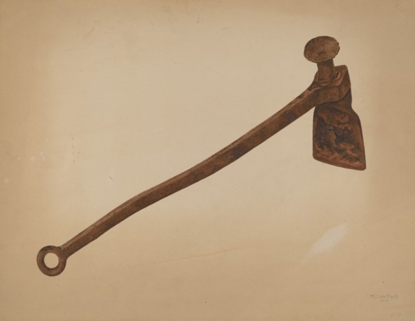 Hawsing Iron, 1939. Creator: William Frank.