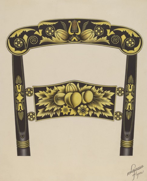 Hitchcock Chair Back, 1936. Creator: Lawrence Flynn.