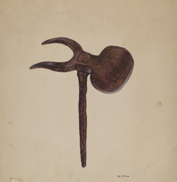Hoe, 1935/1942. Creator: George File.