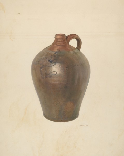 Jug, 1939. Creator: Bisby Finley.
