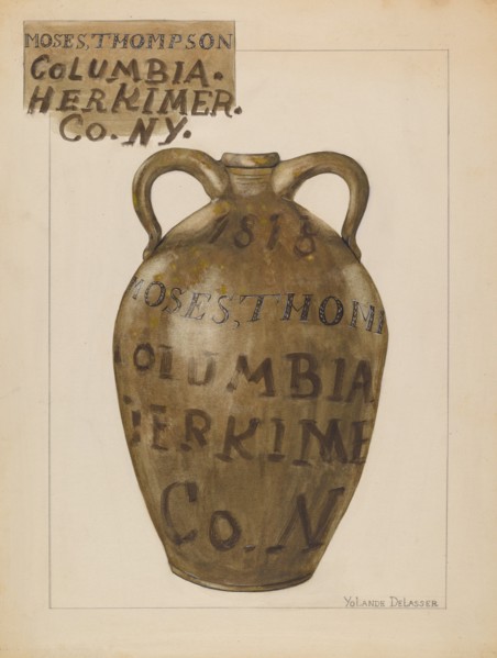Jug, c. 1936. Creator: Yolande Delasser.