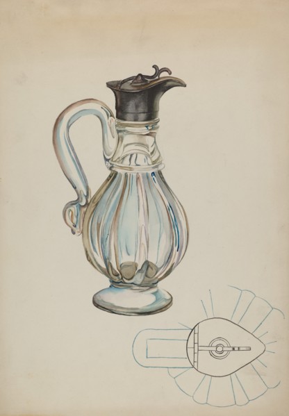 Jug, c. 1936. Creator: Roberta Elvis.