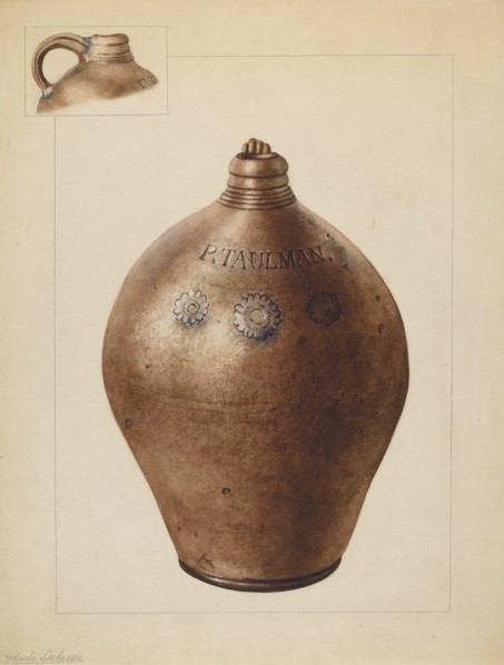 Jug, c. 1937. Creator: Yolande Delasser.