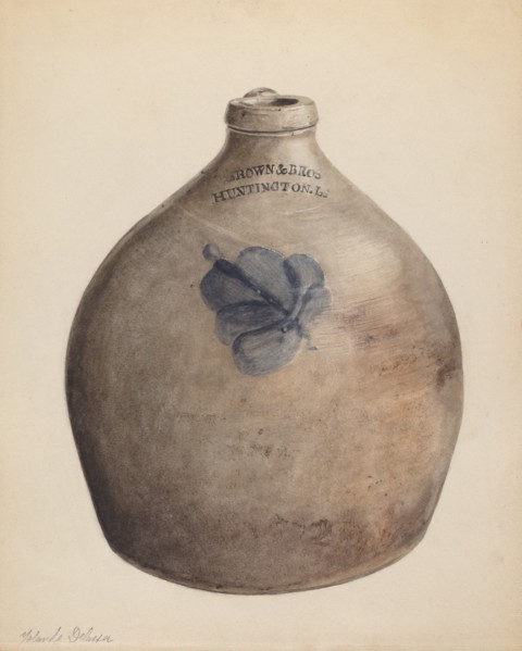 Jug, c. 1937. Creator: Yolande Delasser.