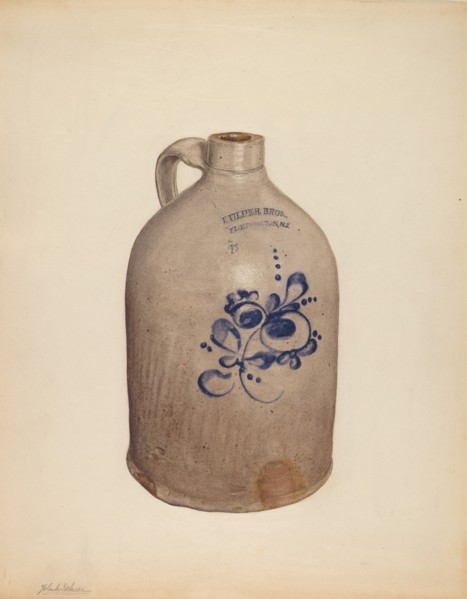Jug, c. 1938. Creator: Yolande Delasser.