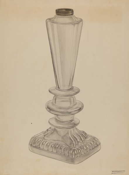 Lamp, c. 1937. Creator: Frank Fumagalli.