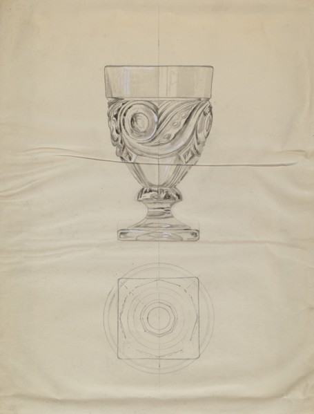 Lidded Compote, c. 1936. Creator: Albert Eyth.