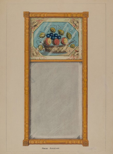 Mirror, c. 1937. Creator: Marie Famularo.