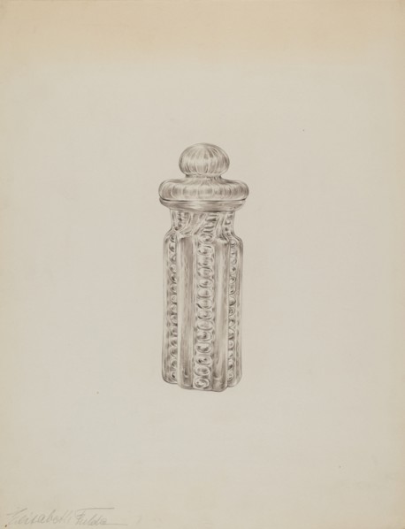 Mustard Pot, c. 1939. Creator: Elisabeth Fulda.