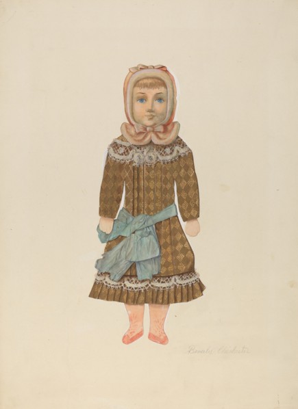 Paper Doll, c. 1937. Creator: Beverly Chichester.
