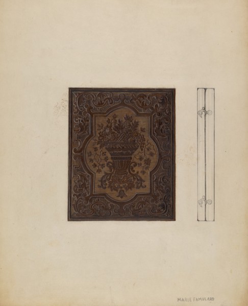 Portrait Case, 1935/1942. Creator: Marie Famularo.
