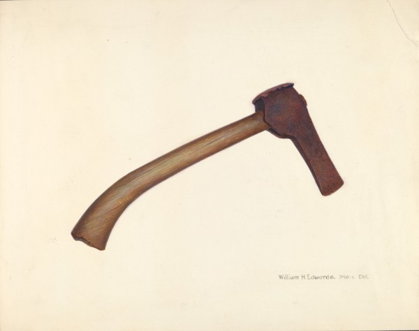 Post Axe, 1935/1942. Creator: William H Edwards.