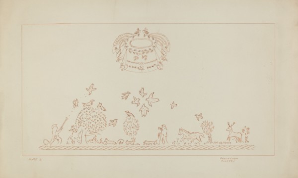 Powder Horn, c. 1938. Creator: Edward L Loper.