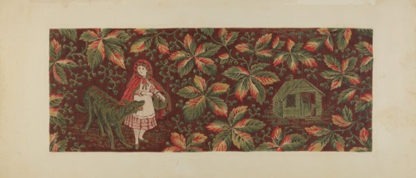 Printed Textile, c. 1940. Creator: Mildred Ford.