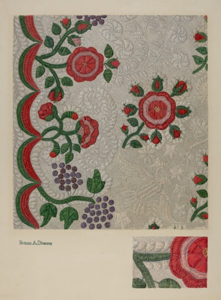 Quilt, c. 1941. Creator: Byron Dingman.