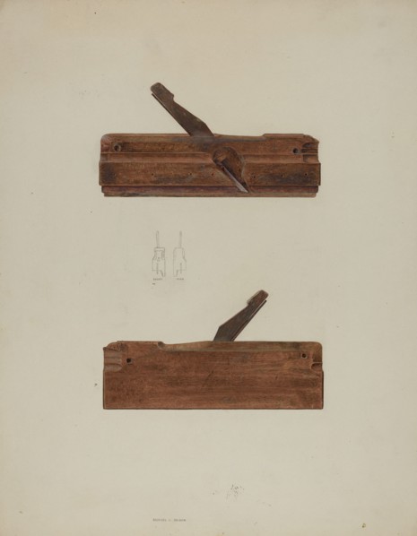 Rabbet Plane, c. 1937. Creator: Samuel Faigin.