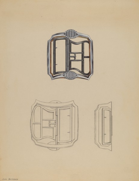 Shoe Buckles, c. 1936. Creator: John Dieterich.