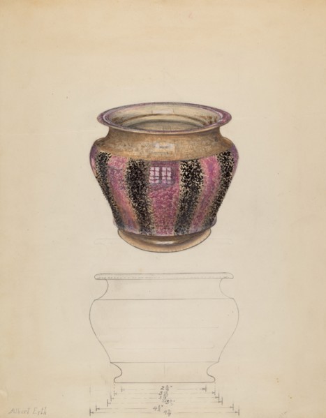 Sugar Bowl, c. 1936. Creator: Albert Eyth.