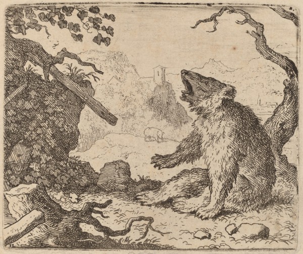 The Bear Sent as Messenger, probably c. 1645/1656. Creator: Allart van Everdingen.