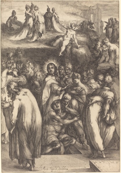 The Raising of Lazarus. Creator: Jacques Bellange.