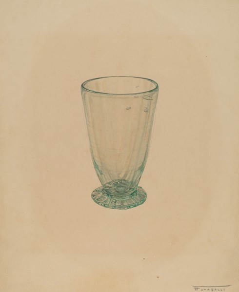 Toddy Glass, c. 1940. Creator: Frank Fumagalli.