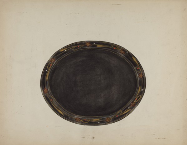 Tray, 1935/1942. Creator: Mary Fitzgerald.