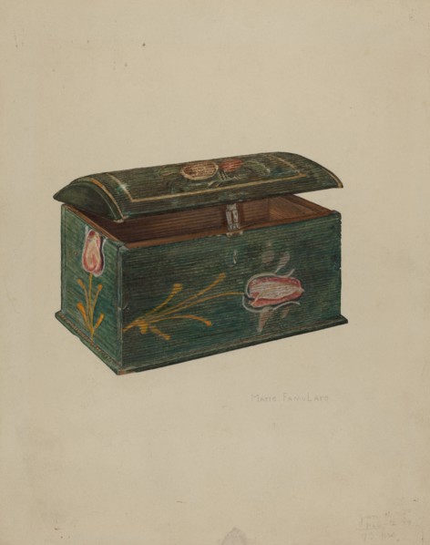 Trinket Box, 1939. Creator: Marie Famularo.
