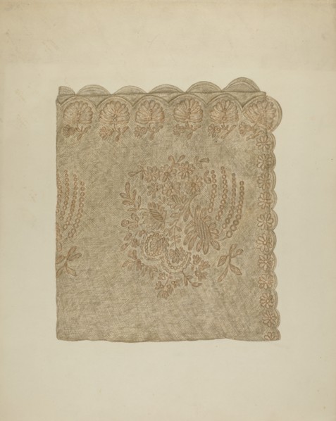 Wedding Veil, c. 1941. Creator: Mary Fitzgerald.