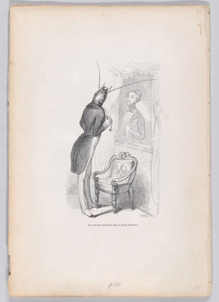 A very well put insect and beautiful dancer from Scenes from the Private and Public..., ca. 1837-47. Creator: Andrew Best Leloir.