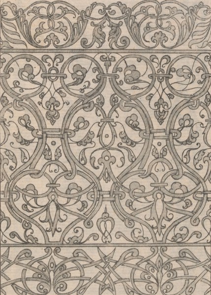 Copies after the 'Livre contenant passement de moresques' (plate 16), 19th century (?). Creator: Jacques Androuet Du Cerceau.