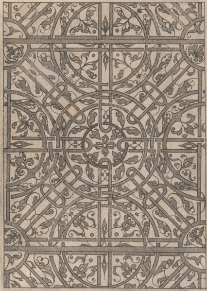 Copies after the 'Livre contenant passement de moresques' (plate 2), 19th century (?). Creator: Jacques Androuet Du Cerceau.